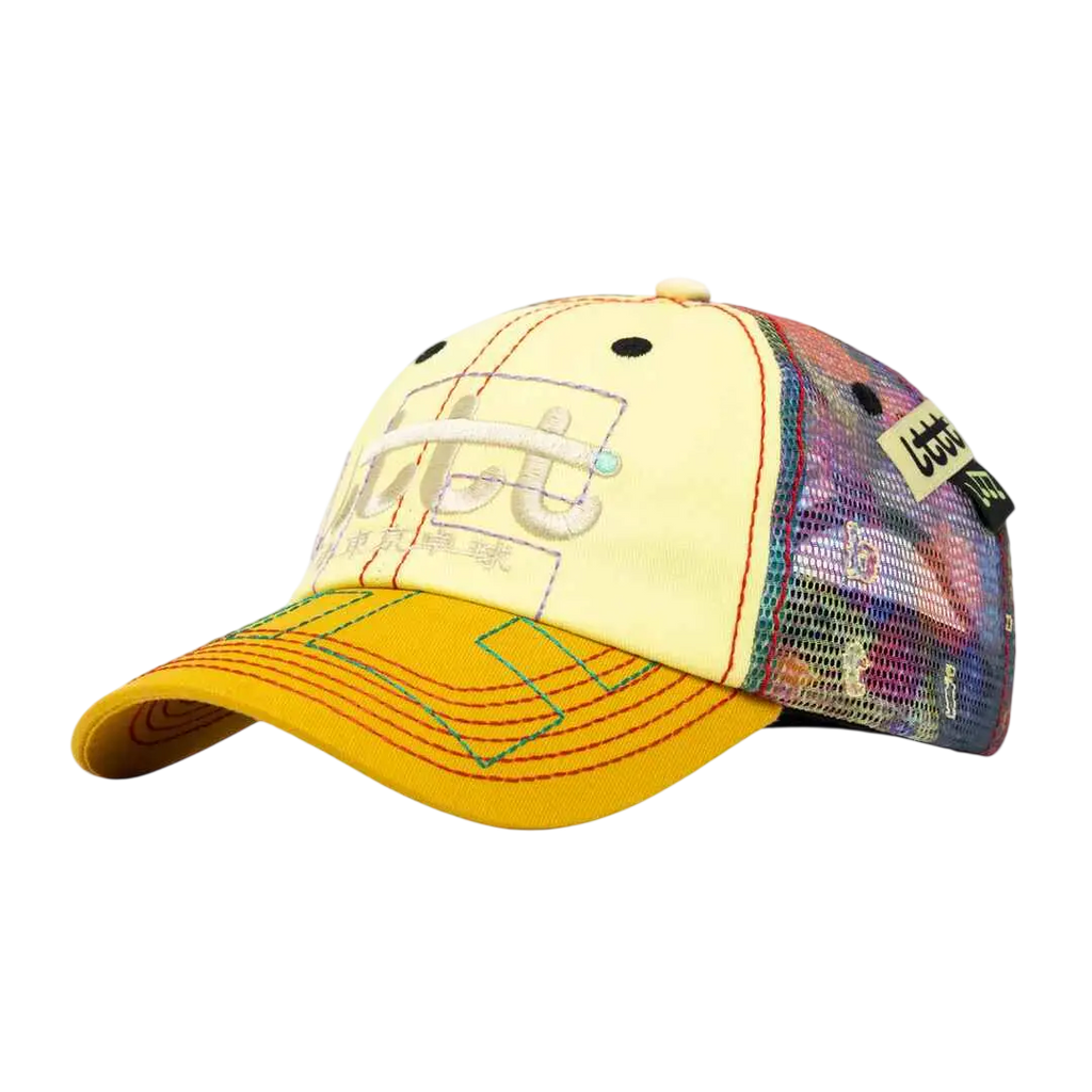 b.Eautiful x Little Tokyo Table Tennis Vapor Hat Yellow Mesh