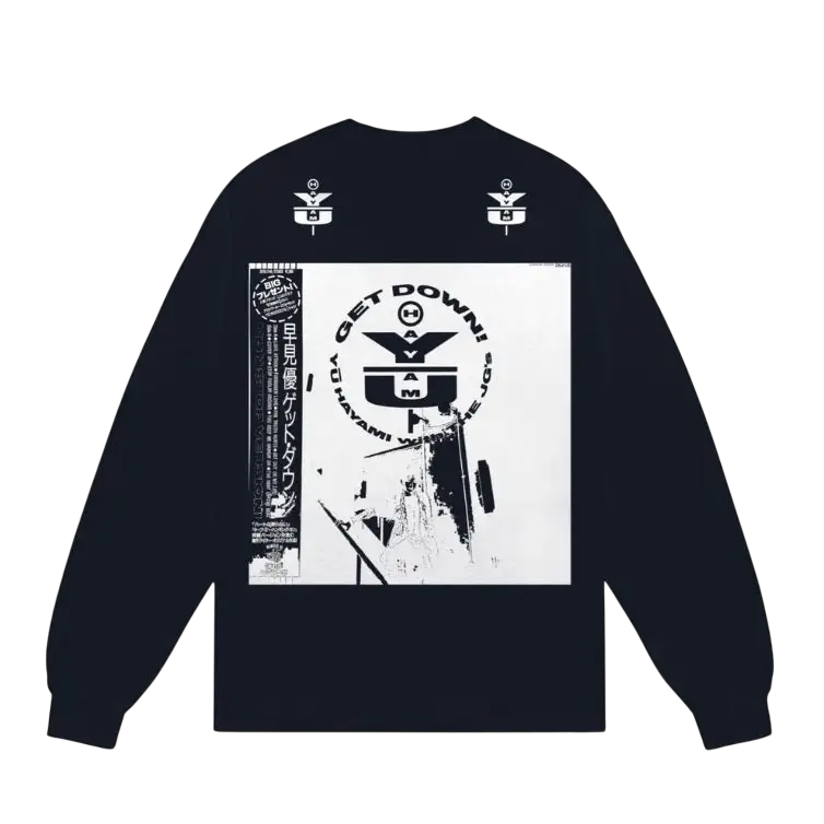 b.Eautiful Yui Long Sleeve Tee Navy - M