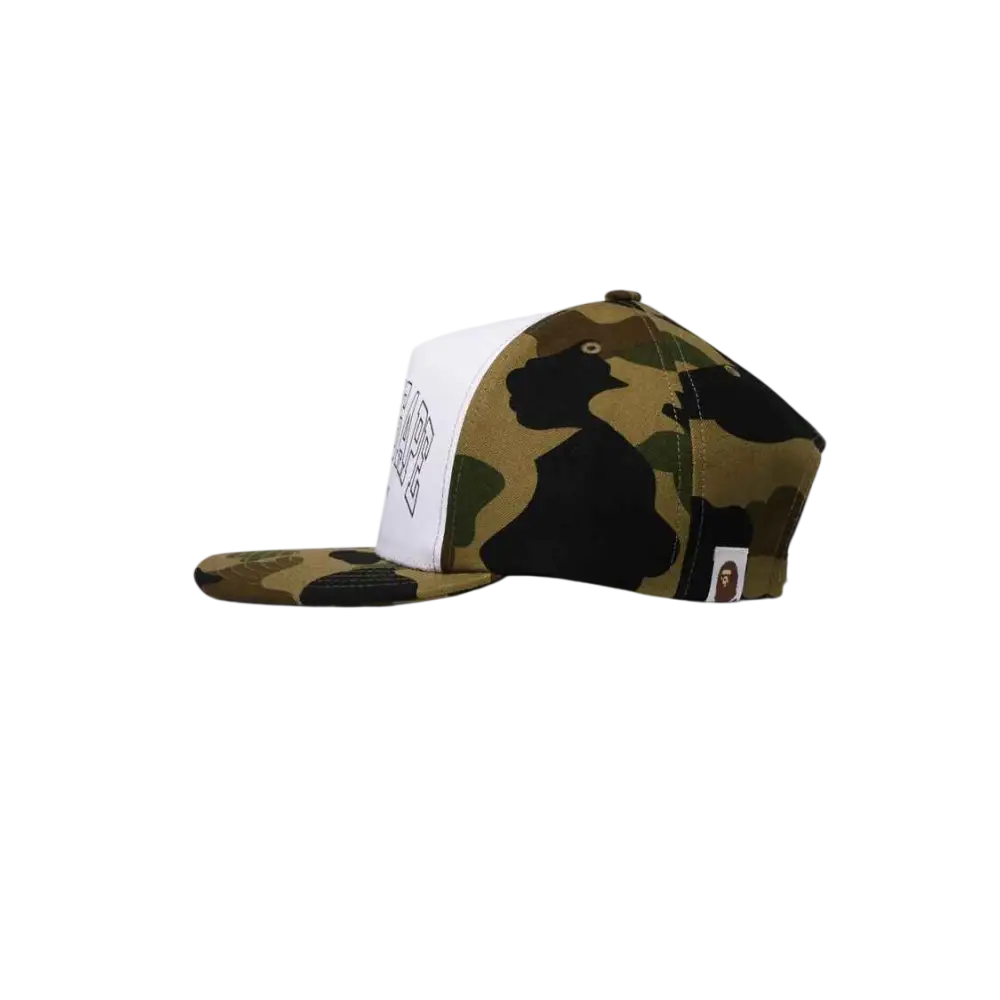 BAPE 1st Camo Cap Snapback Green Camo