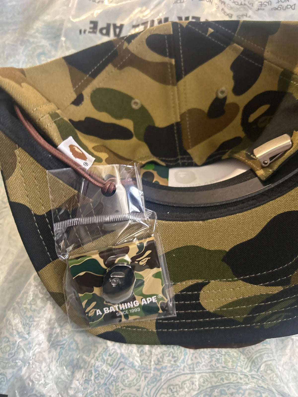 BAPE 1st Camo Cap Snapback Green Camo