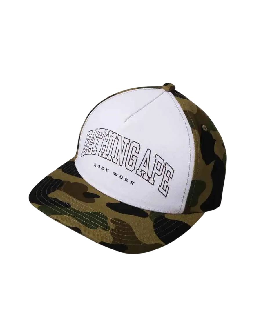 BAPE 1st Camo Cap Snapback Green Camo