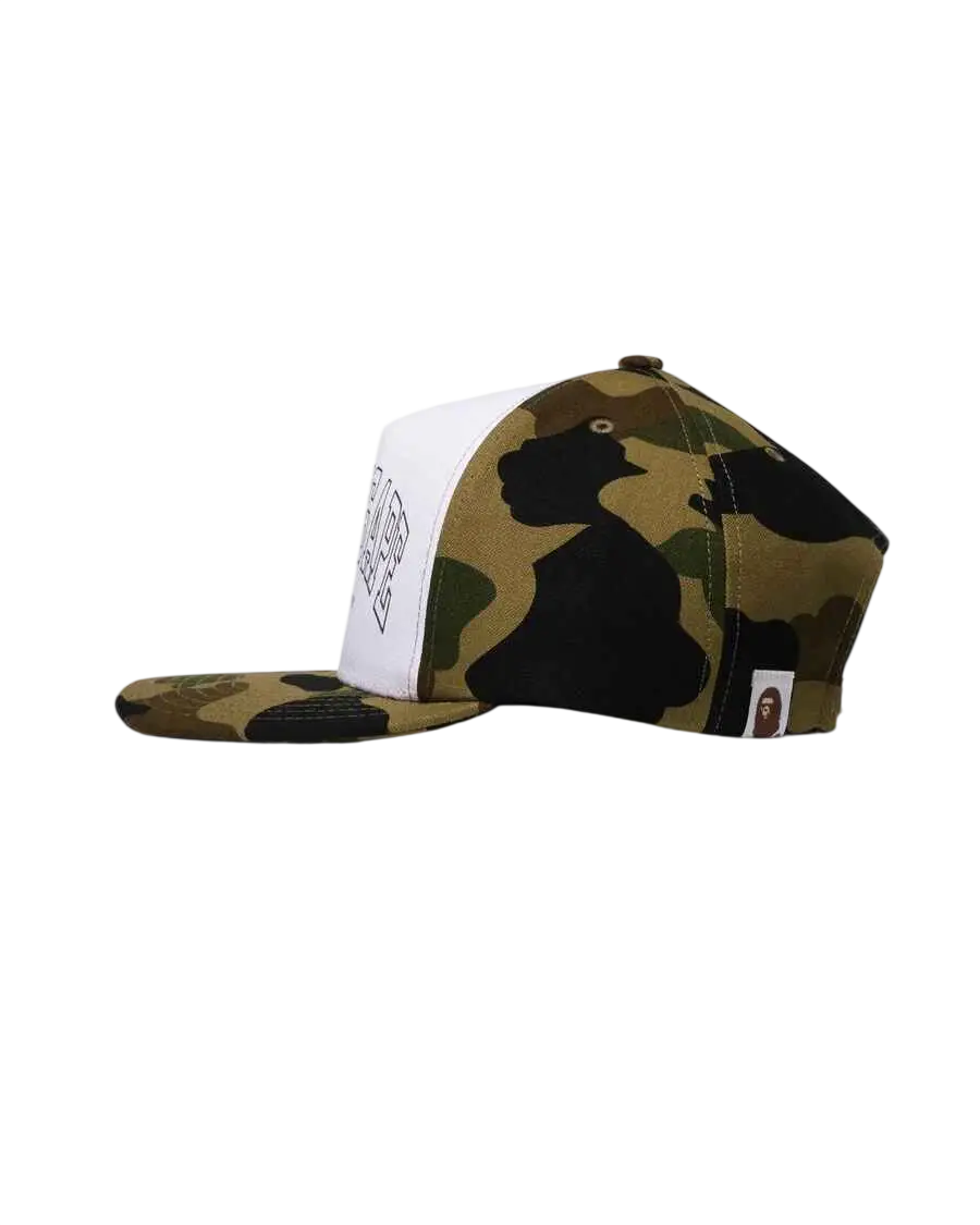 BAPE 1st Camo Cap Snapback Green Camo