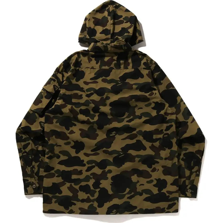 Bape 1st Camo Mask Hoodie Shirt Green - M