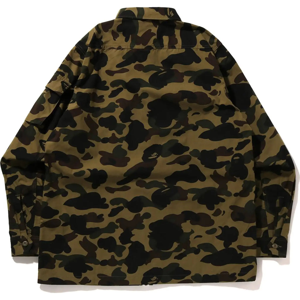 Bape 1st Camo Mask Hoodie Shirt Green - M