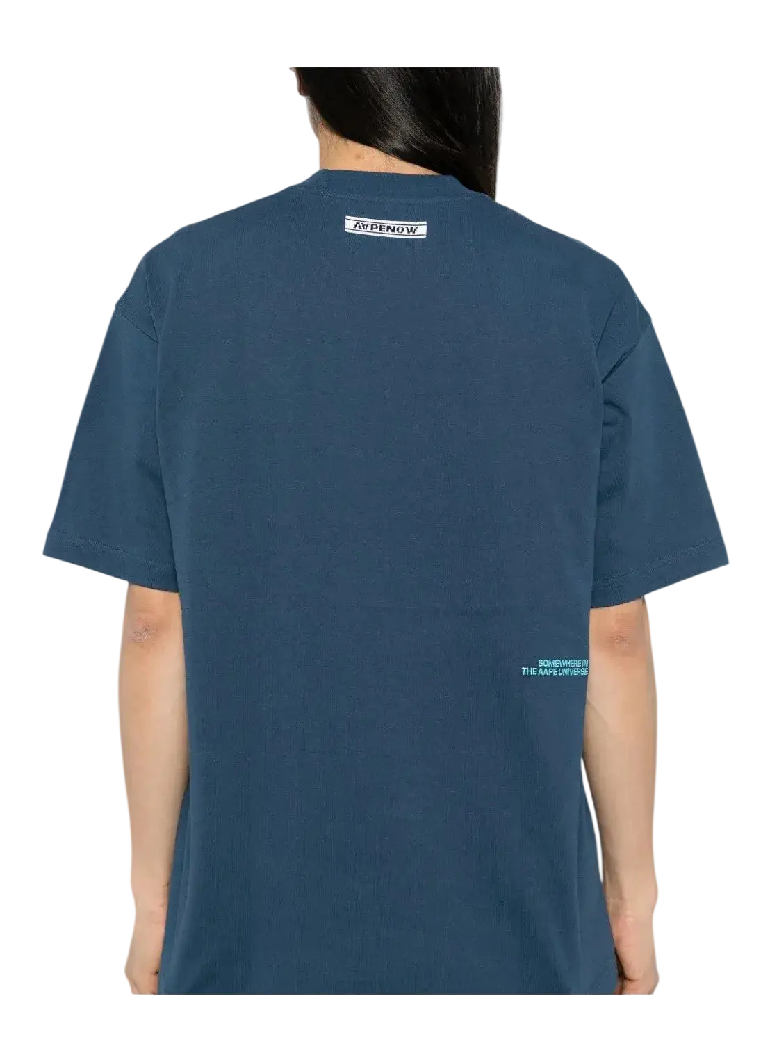 Bape AAPE Now Tee Navy - M