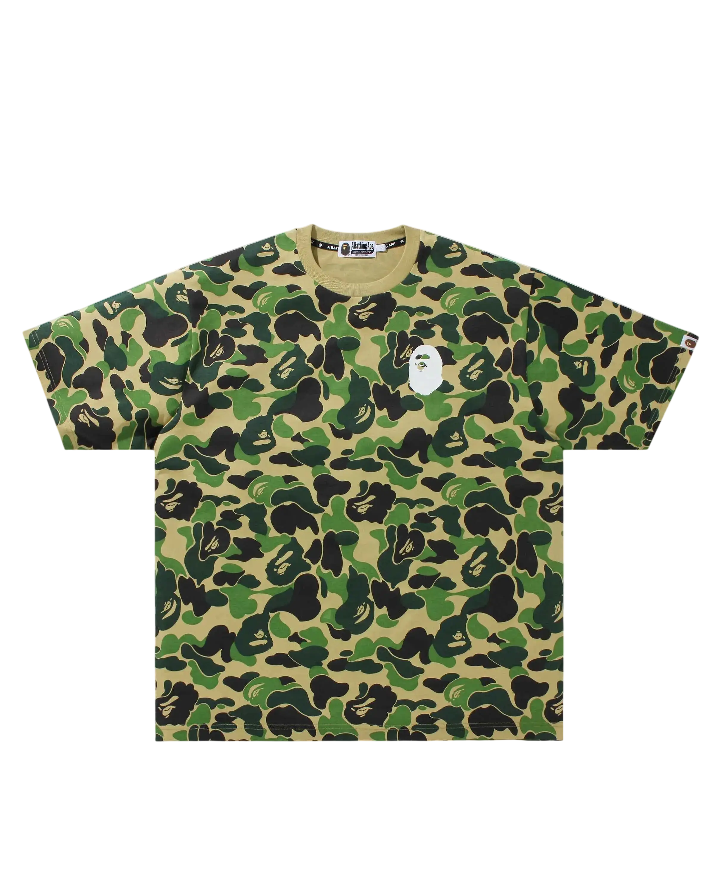 Bape Big Head ABC Camo Tee - M