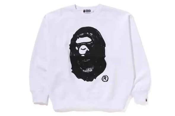 Bape x JV Ape Head Crewneck White - M