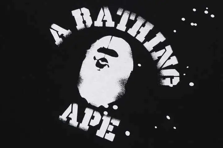 Bape x JV College Long Sleeve T-Shirt Black
