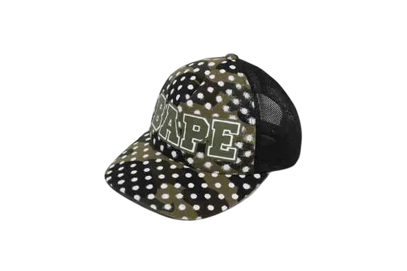 Bape x JV Mesh Camo Snapback