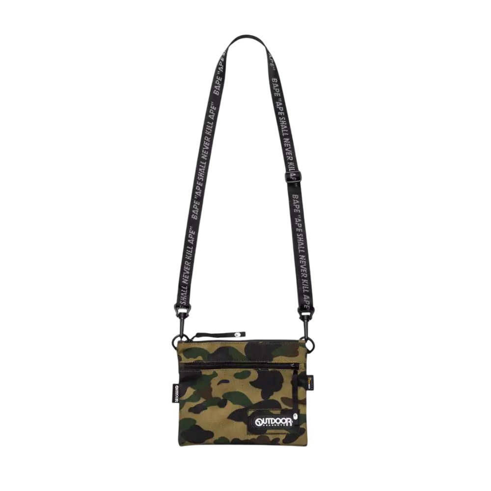 Bape x Outdoor Products Camo Mini Shoulder Bag Green