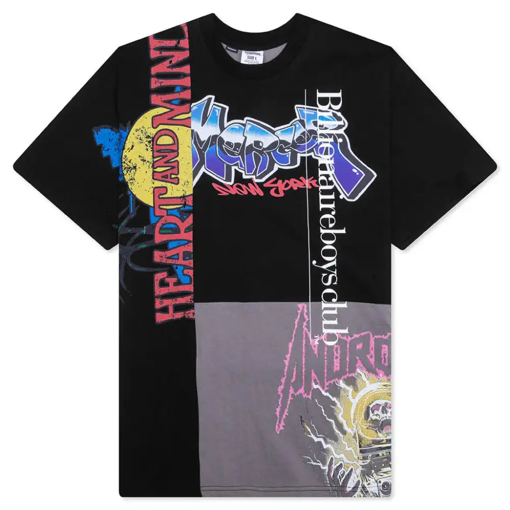 Billionaire Boys Club Parallel Short Sleeve Knit Tee Black - T-Shirts