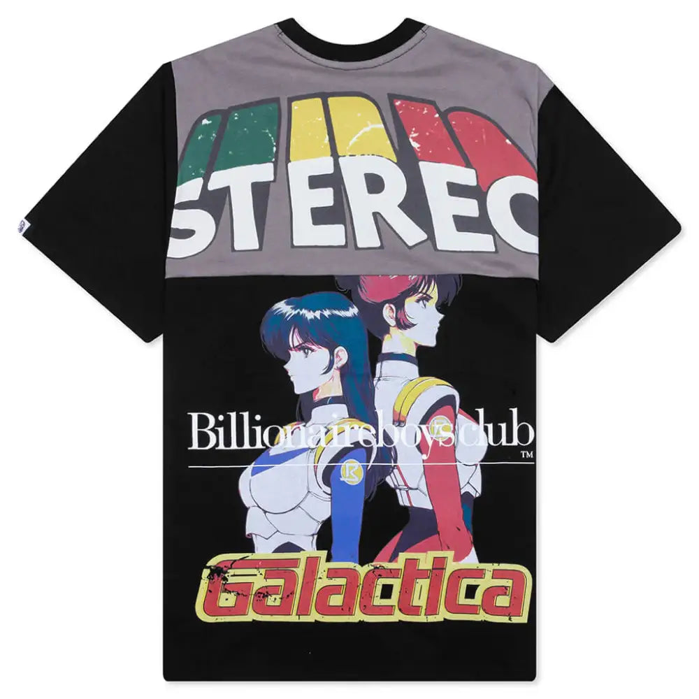 Billionaire Boys Club Parallel Short Sleeve Knit Tee Black - T-Shirts