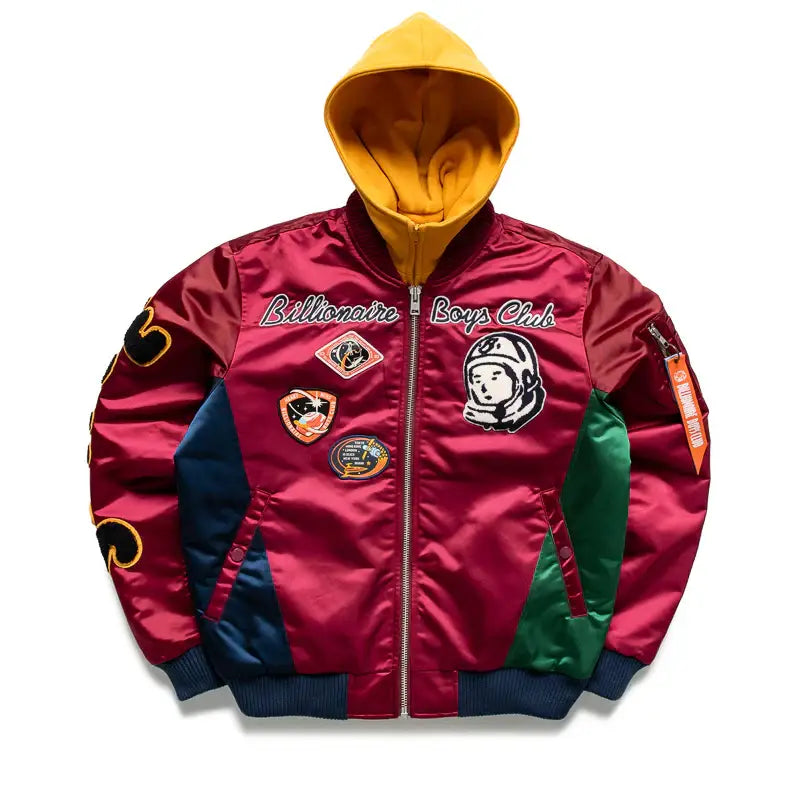 Billionaire Boys Club Space Suite Bomber Jacket Rhododendron - Jackets