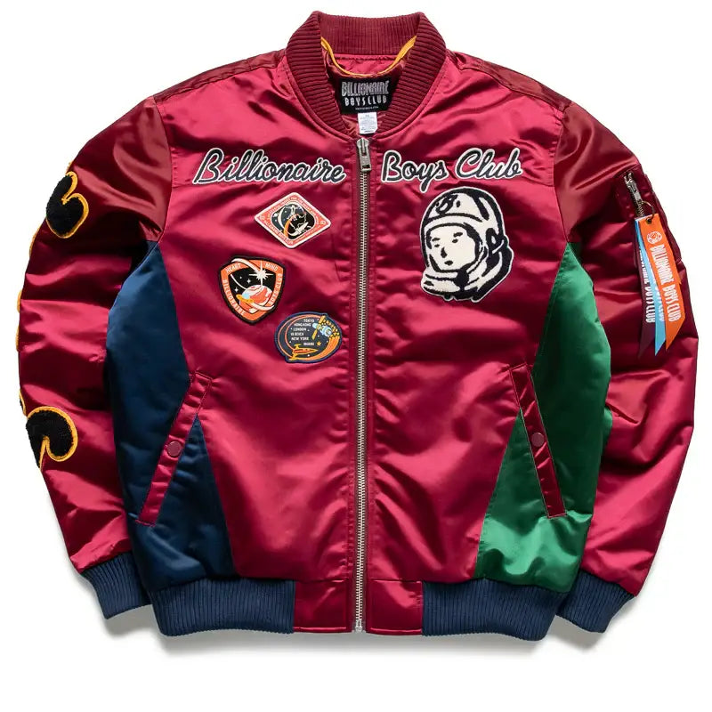 Billionaire Boys Club Space Suite Bomber Jacket Rhododendron - Jackets