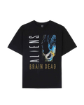 Brain Dead Aliens Tee Black - M