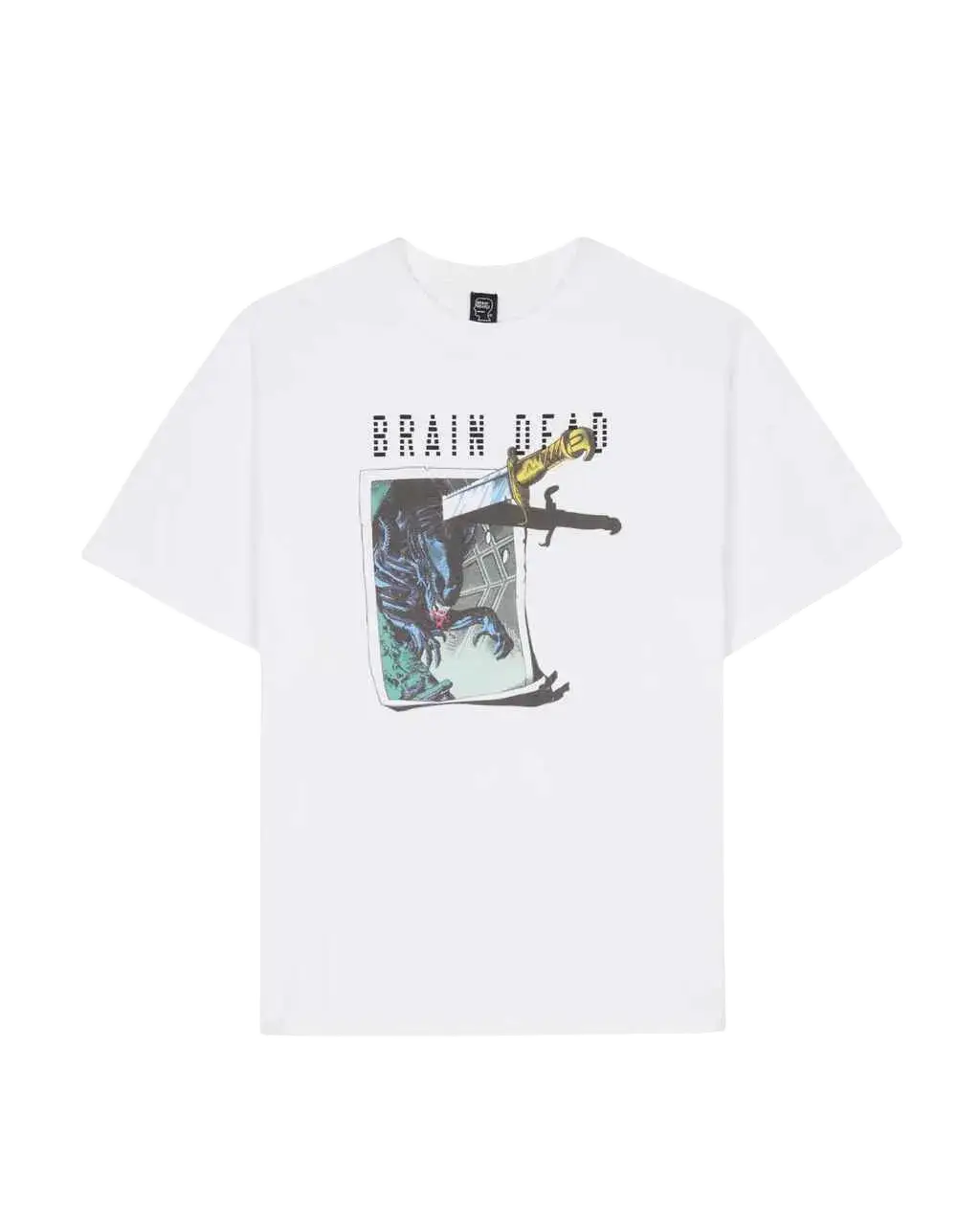 Brain Dead Aliens Tee White - M