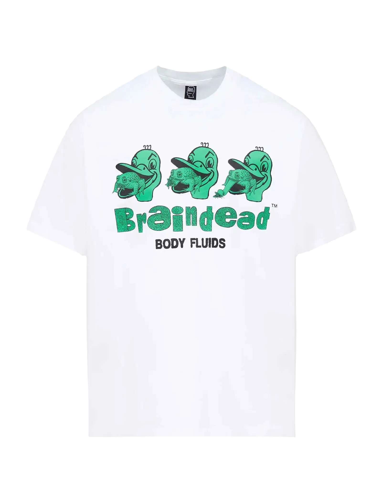 Brain Dead Body Fluids Tee White - M