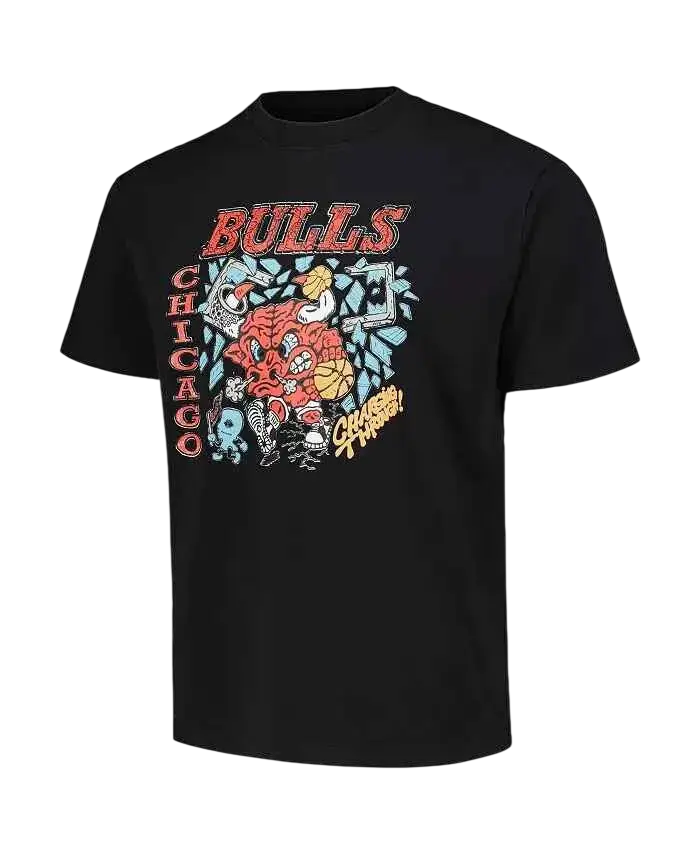 Brain Dead Chicago Bulls Tee Black - M