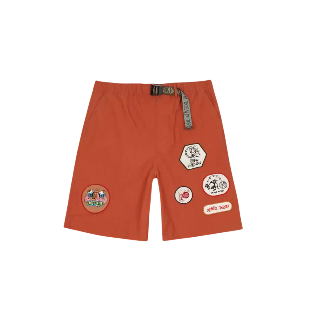 Brain Dead Climber Shorts Rust