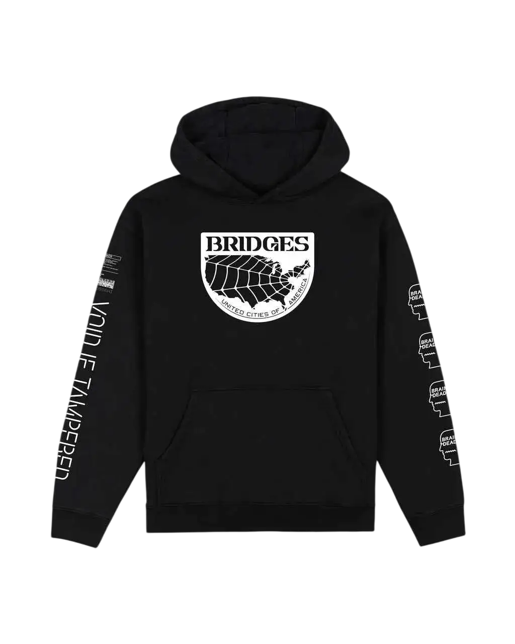 Brain Dead Death Stranding Hoodie Black - M