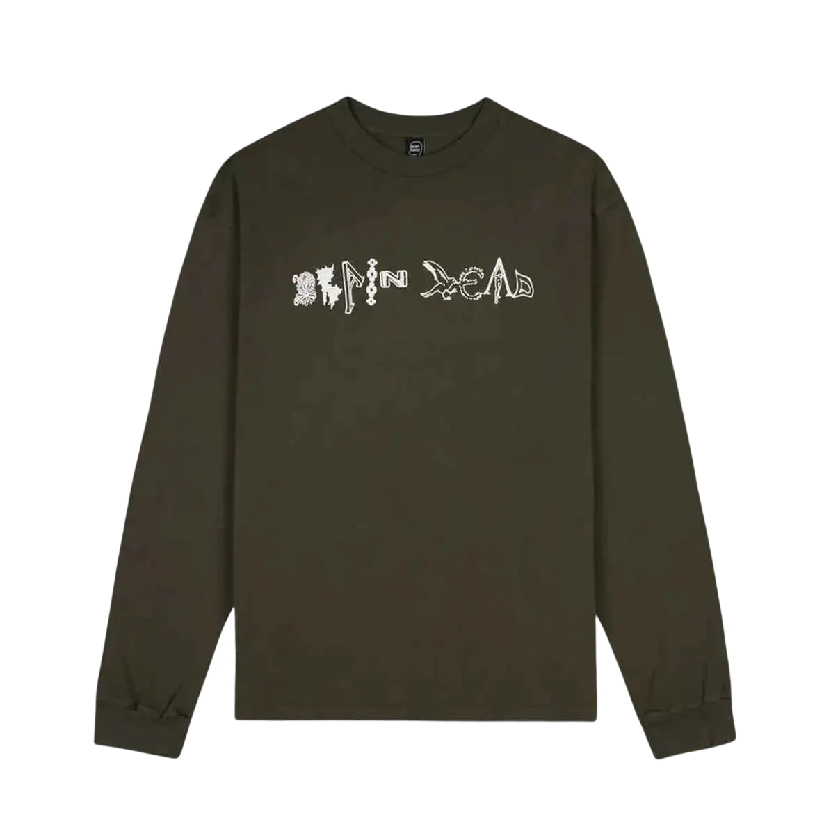 Brain Dead Earth Wisdom Long Sleeve Tee Black - L