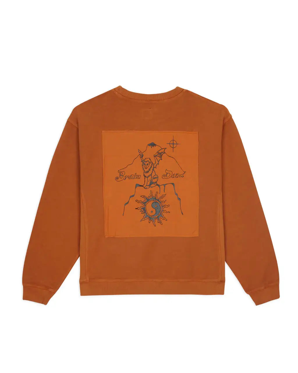 Brain Dead Gargoyle Crewneck Light Brown - Crewnecks