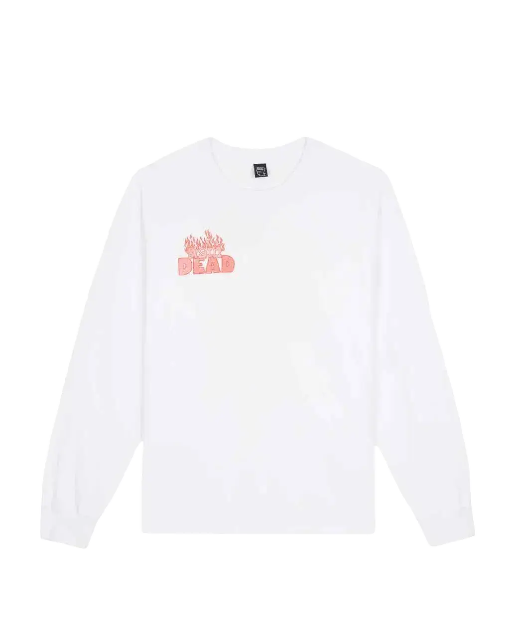 Brain Dead Judgement Long Sleeve Tee White - XL