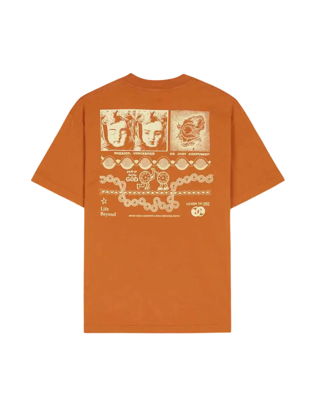 Brain Dead Life Beyond Tee Nutmeg - S