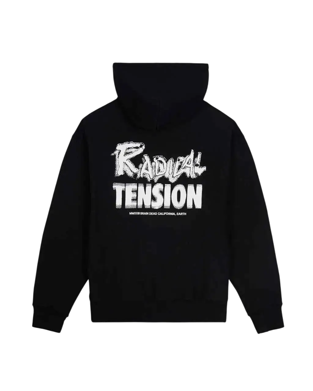 Brain Dead Radical Tension Hoodie Black - M