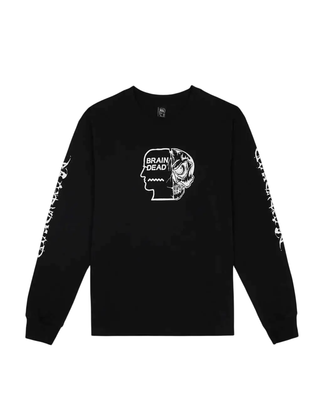 Brain Dead Skull Mech Long Sleeve Black - M