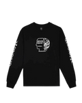Brain Dead Skull Mech Long Sleeve Black - M