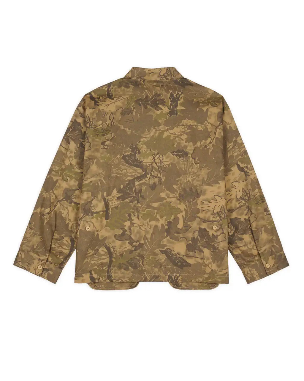 Brain Dead Twill Military Shirt Jacket Leaf Camo - Jackets