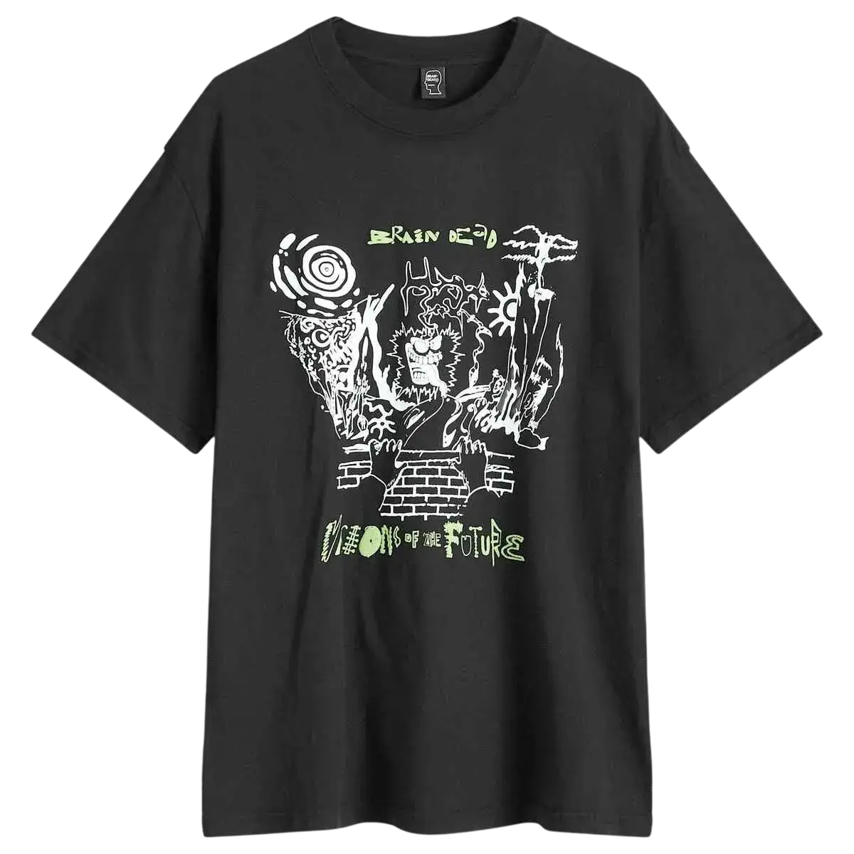 Brain Dead Visions of the Future Tee Black - M