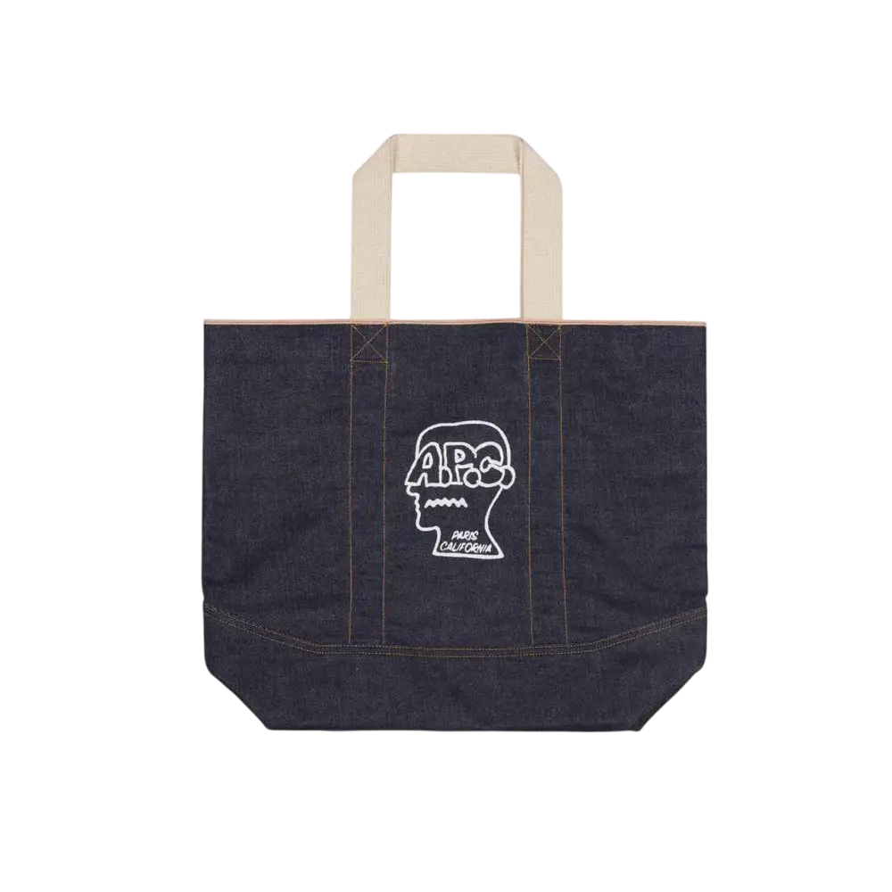 Brain Dead x APC Selvedge Washed Indigo Denim Tote