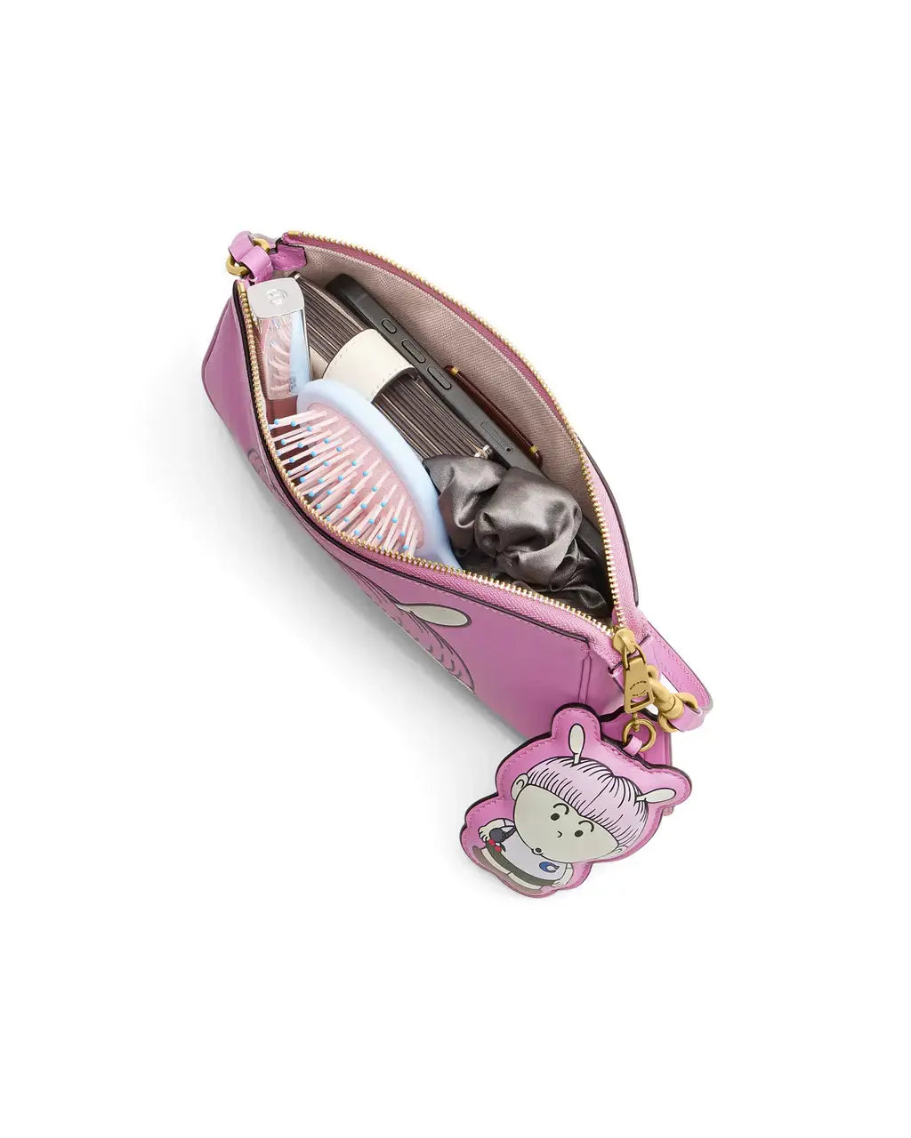 Brain Dead x Coach Alien Print Plaza Bag w/Charm Pink
