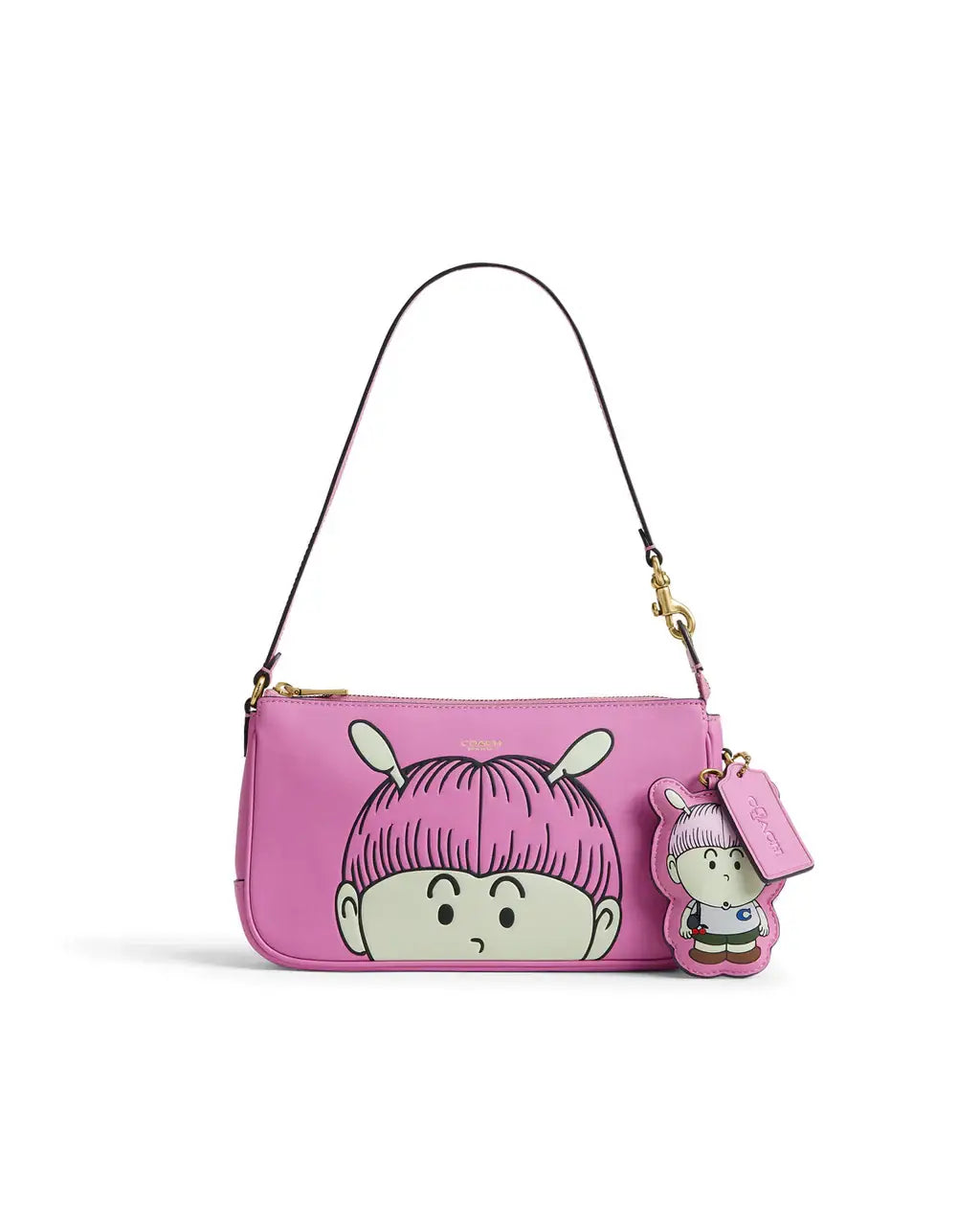 Brain Dead x Coach Alien Print Plaza Bag w/Charm Pink