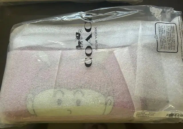 Brain Dead x Coach Alien Print Plaza Bag w/Charm Pink