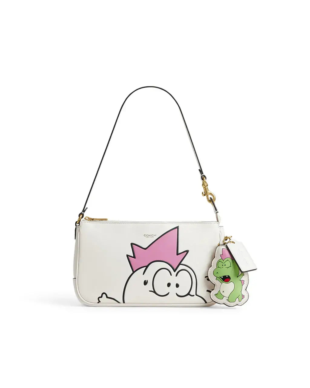 Brain Dead X Coach Dinosaur Print Plaza Bag w/Charm Chalk