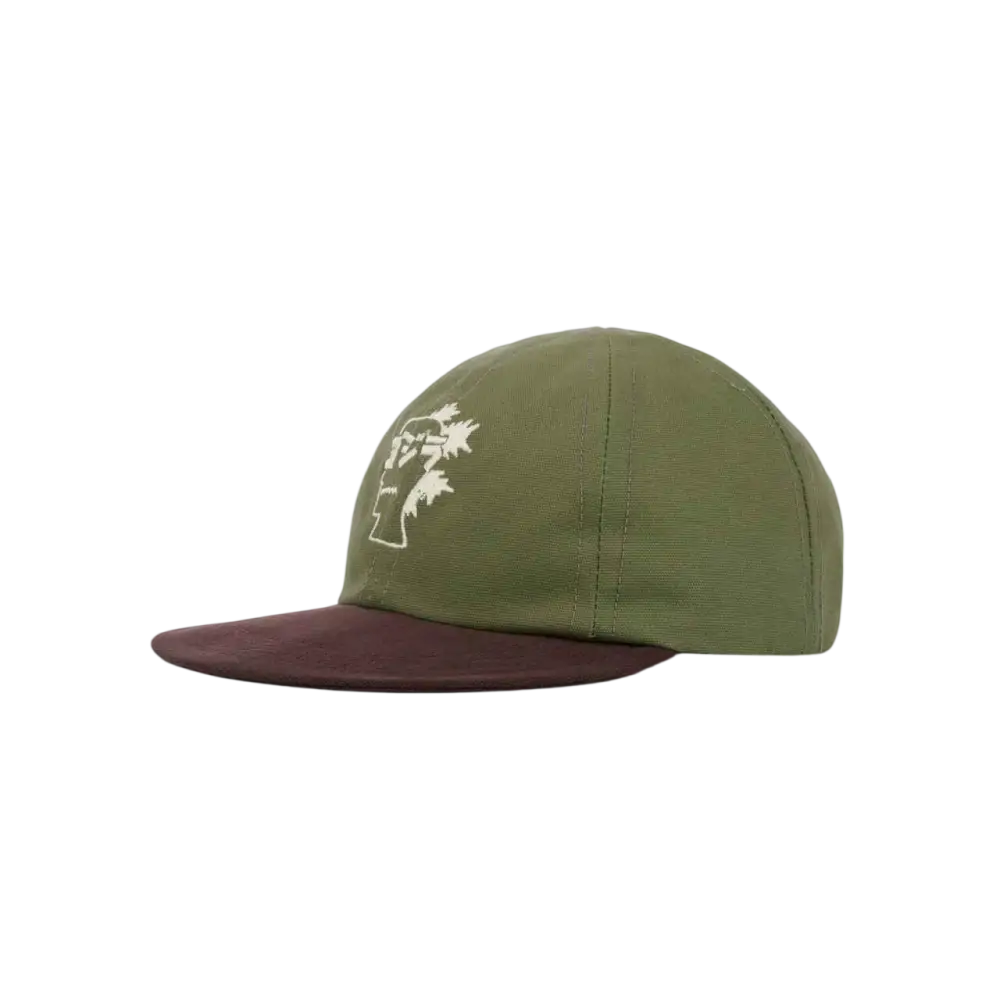 Brain Dead x Godzilla 6-Panel Engineer Hat Olive
