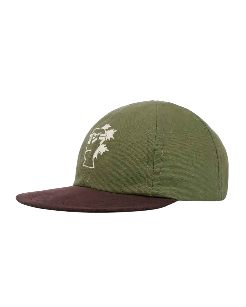 Brain Dead x Godzilla 6-Panel Engineer Hat Olive