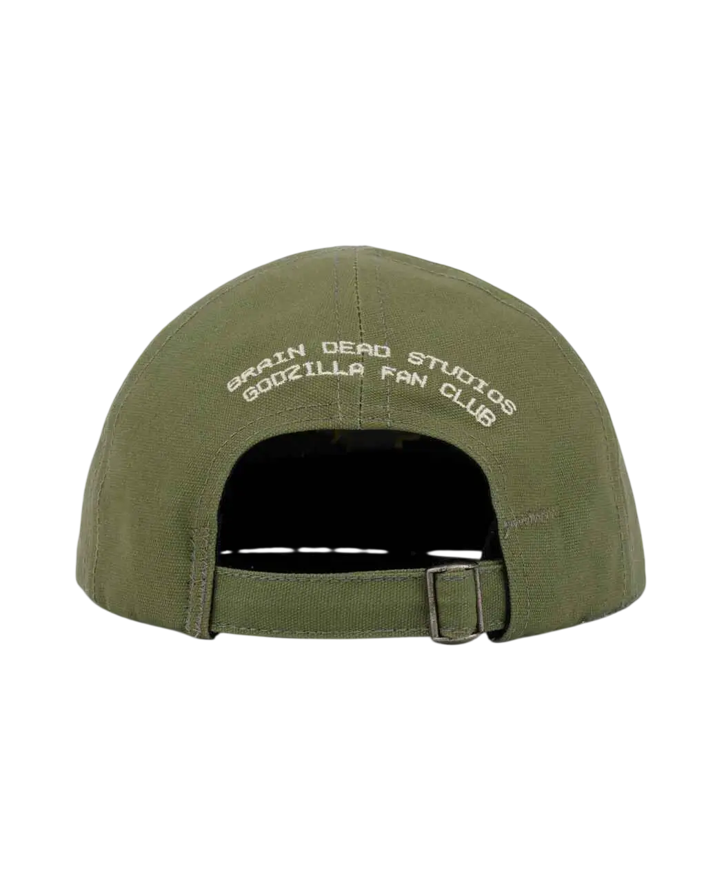 Brain Dead x Godzilla 6-Panel Engineer Hat Olive