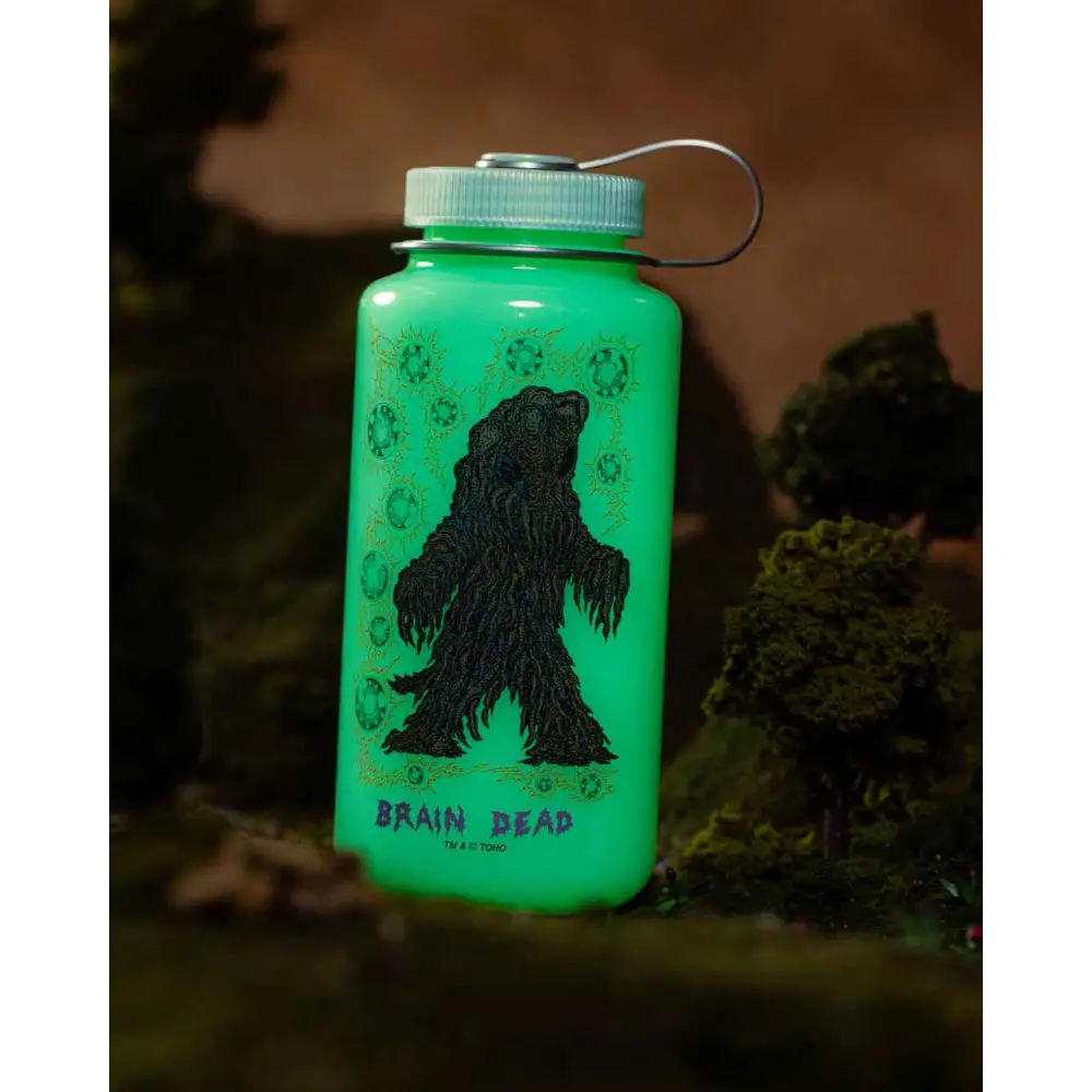 Brain Dead x Godzilla Hedorah Glowing Nalgene - Collectible