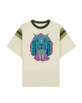 Brain Dead x Godzilla Mothra Pique Football Shirt Natural - M