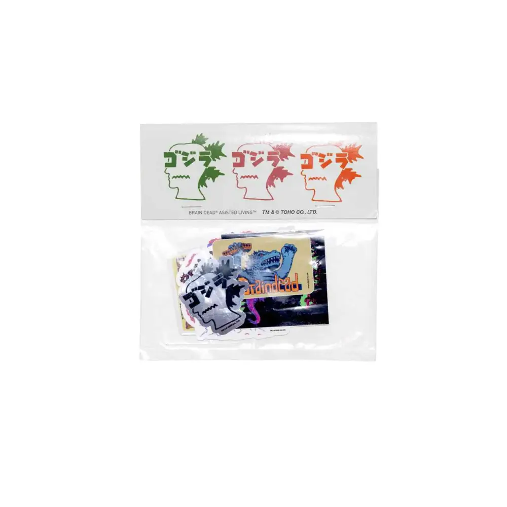 Brain Dead x Godzilla Sticker Pack - Collectible