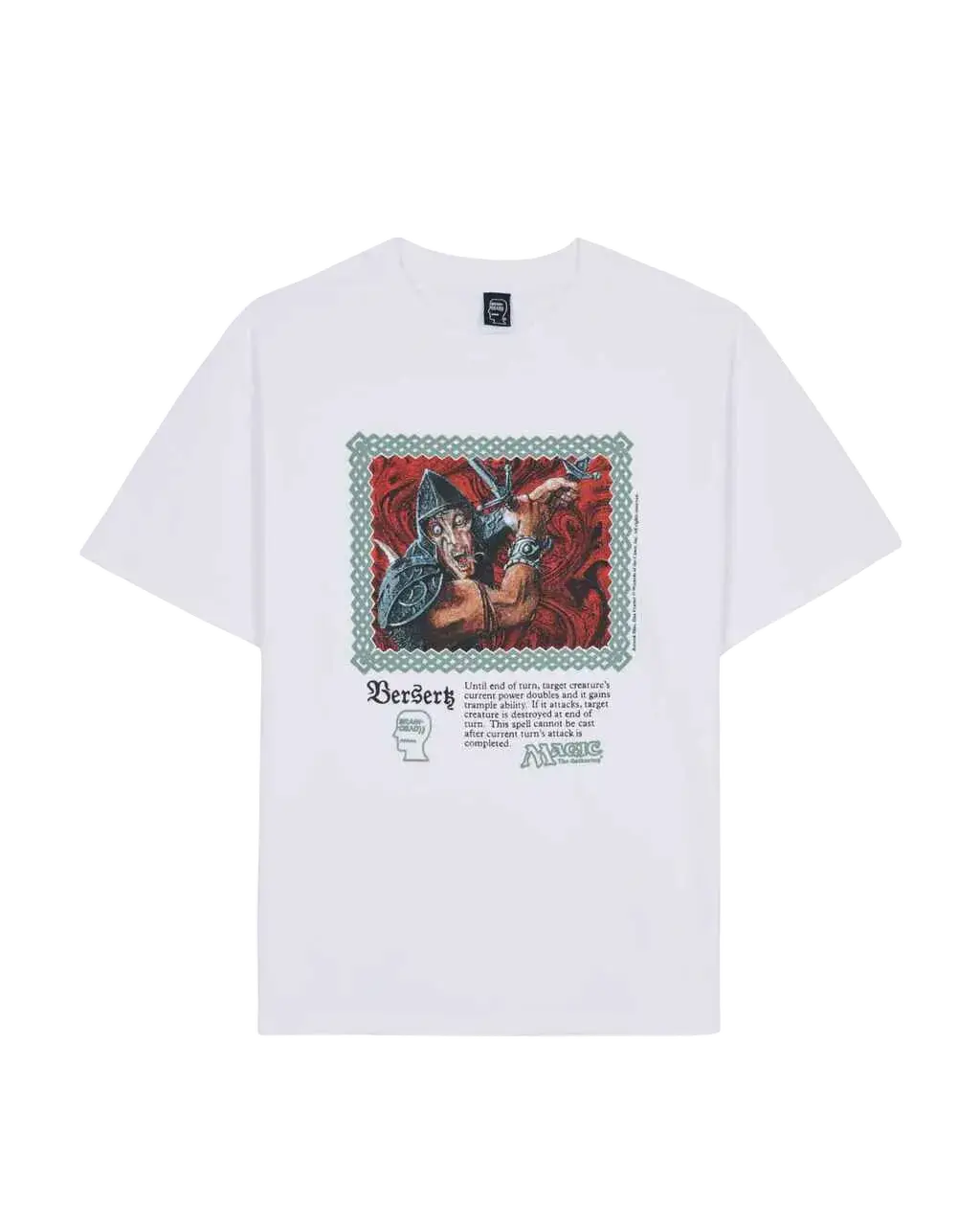 Brain Dead x Magic The Gathering Berserk T-Shirt White - M