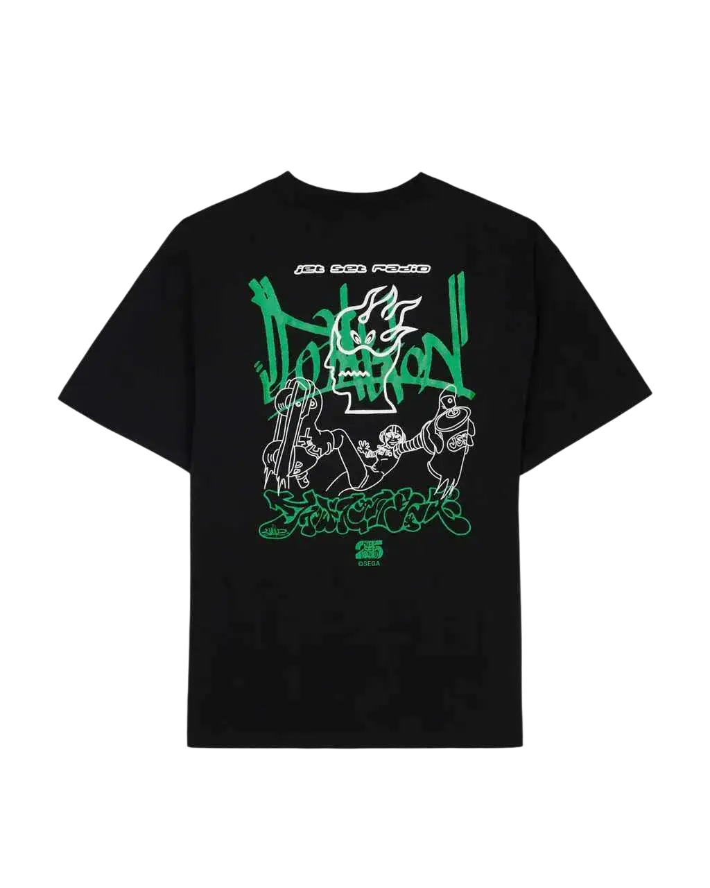 Brain Dead x Sega Jet Set Radio T-Shirt Black - M