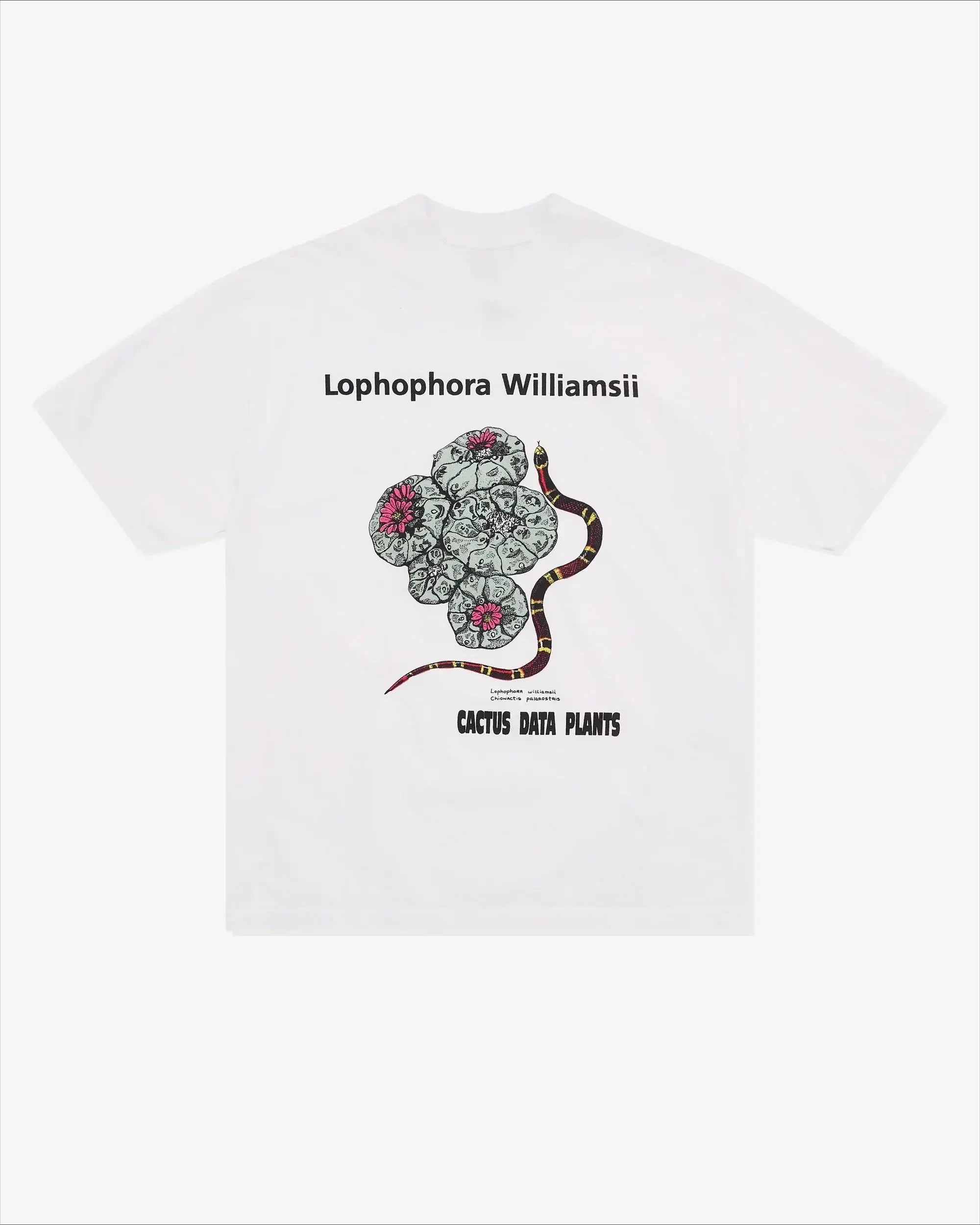 Cactus Store Lophophora WIlliamsii T-Shirt White - M