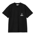 Carhartt WIP Pond Corps Pocket Tee Black Medium