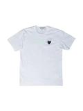 CDG Play Metal Stone Silver White and Black - XL