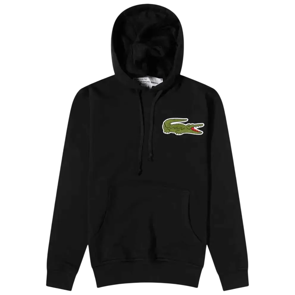 CDG Shirt x Lacoste Black Pullover Hoodie
